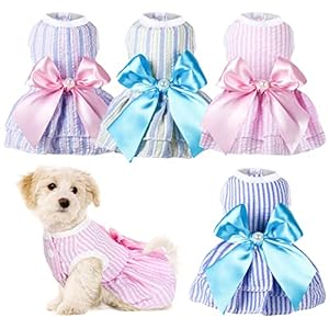 Reginary Prinzessin Tutu Hundekleider 4er-Set