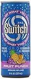 The Switch Sparkling Juice, Fruit Punch, 8-Ounce Cans (Pack of 24)