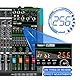 Depusheng PA8 Professioneller Mixer 8 Kanal DJ Konsole mit 256 DSP Effektoptionen Kabellose Bluetooth Verbindung USB Laufwerk 48V Phantomspeisung