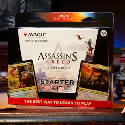 Magic The Gathering D35880000 Magic: The Gathering - Assassin’S Creed Starter Kit | Learn To Play Magic With 2 Assassin’S Creed-Themed Decks thumb #1