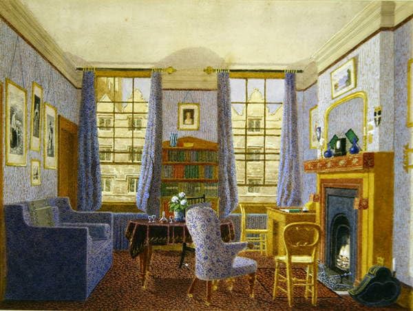 Christ Church George Pyne tableau un salon décoration chambre 60x90cm vintage