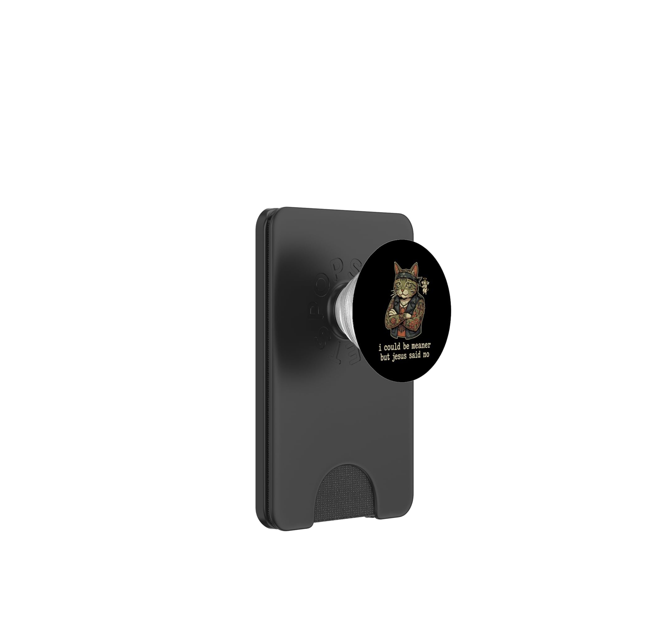 PopWallet MagSafe chrétien rétro drôle avec support PopSockets pour iPhone