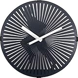 Photo Gallery nextime running man orologio da parete, plastic, nero, 30.5 cm Photo Gallery nextime running man orologio da parete, plastic, nero, 30.5 cm