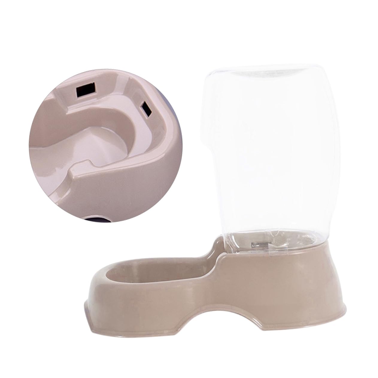 HOLIDYOYO Pet Water Feeder 900ml Dog Cat Automatic Refill Plastic Water Dispenser Random Color