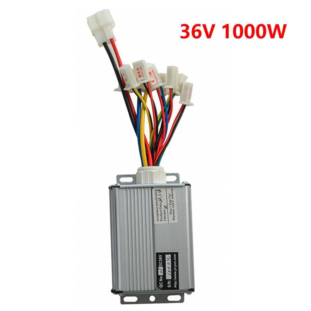 Centralina Monopattino Elettrico Parti del Controller Motore della Spazzola for Bicicletta elettrica 36 / 48V 700-1000W E-Bike Scooter Brush DC Motor Speed ​​Controller(36v)