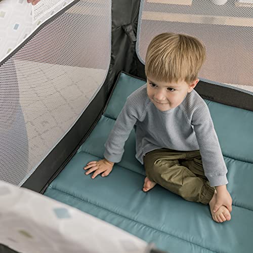 Ingenuity Smart And Simple Portable Playard With Changing Table, Play Pen, Bassinet For Infant & Storage Pockets, Easy To Fold - Nash #TOP4