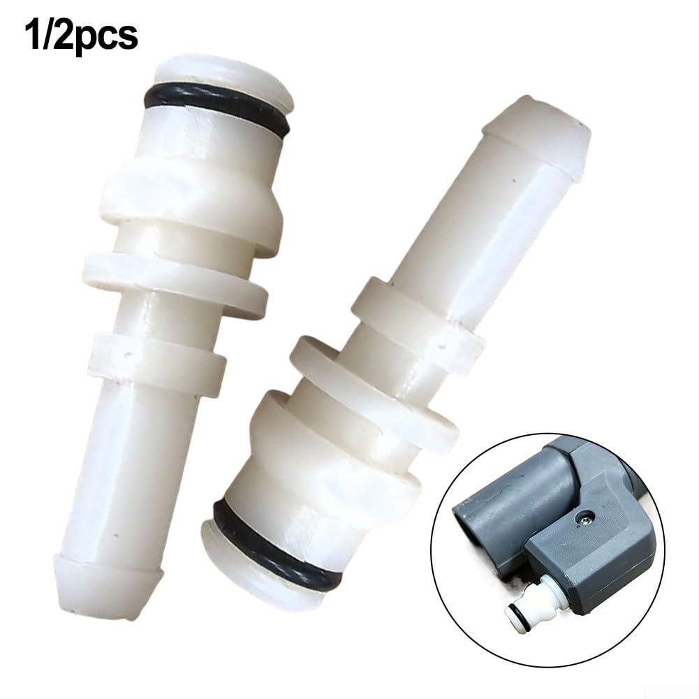 Connettore di ricambio per tubo flessibile Karcher per Puzzi 100 200 300 400, design in plastica con numero parti 4 443 019 0 per un uso affidabile (confezione da 2)
