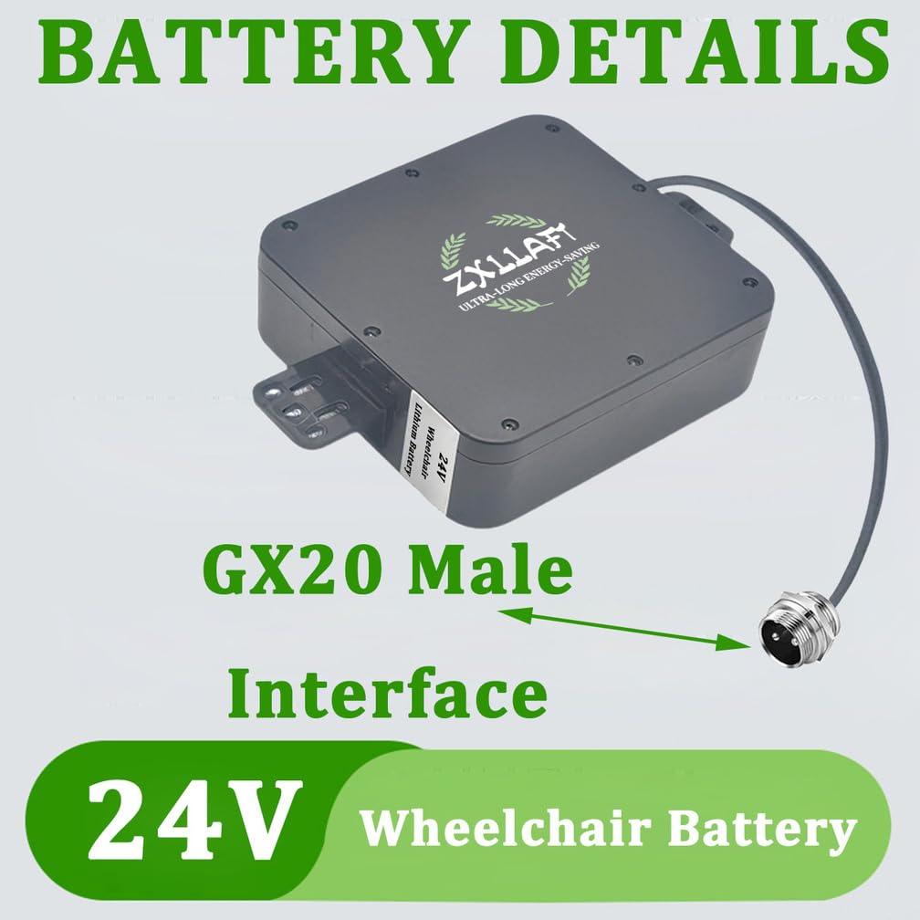 Batería Recargable 24 V 8 Ah 10,4 Ah 11,6 Ah y 6 Ah Batería de Litio 10 Ah Batería Silla de Ruedas 24 V Baterías Iones Litio para Motores 100 W a 350 W con BMS,24v14ah gx20