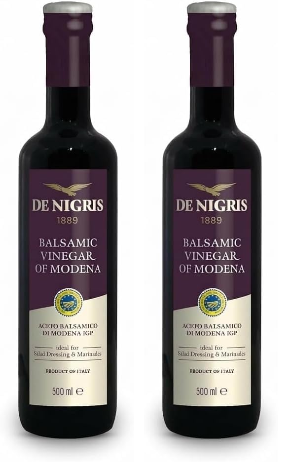 Image of De Nigris Balsamic Vinegar, 500ml, Product of Italy (Pack of 2)