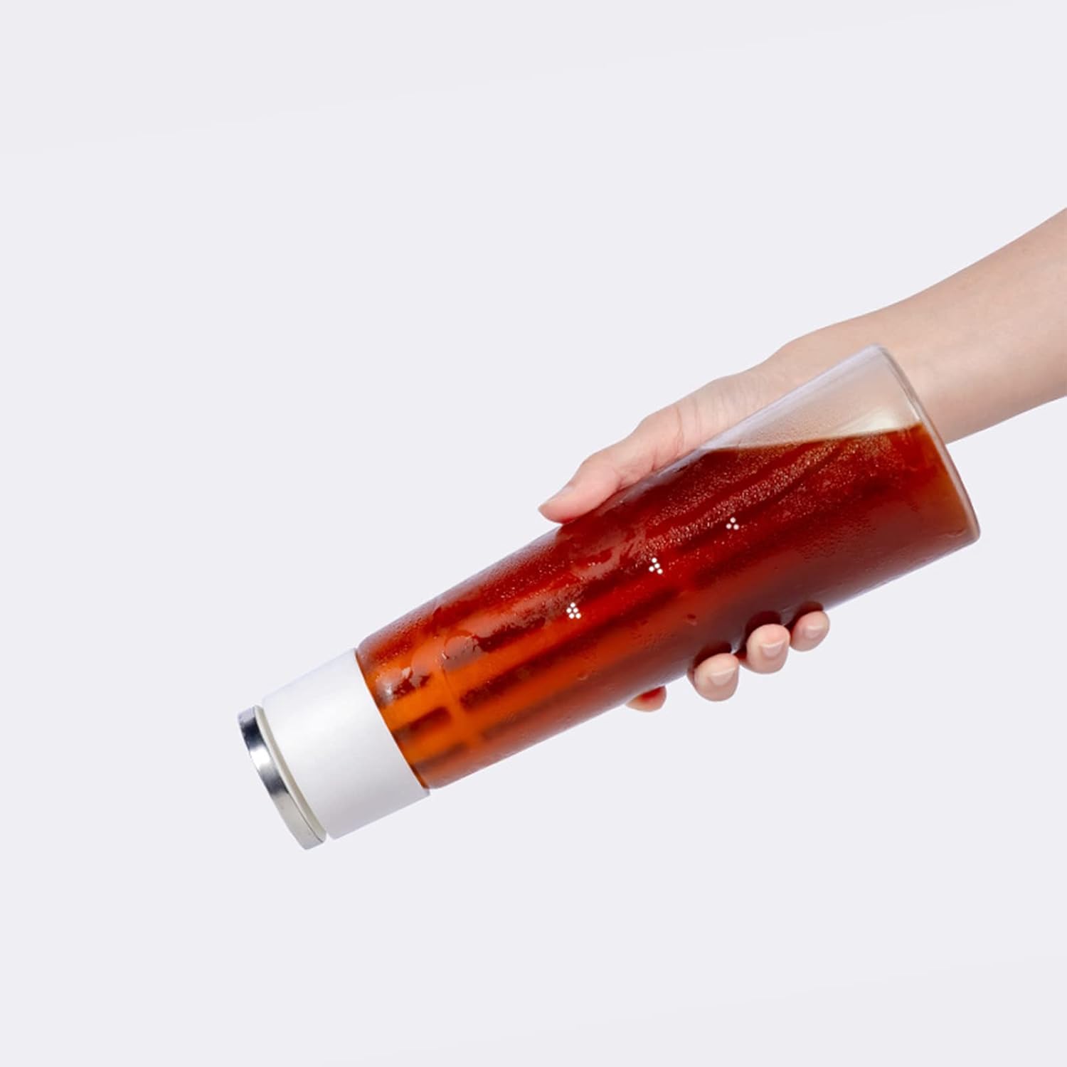 Cold Brewer 600ml Ice Coffee Maker Make Cold Brew Coffee Ice Drip Lay Flat Seal Leak-Proof Perfect for Homemade Iced Coffee and Ice Tea