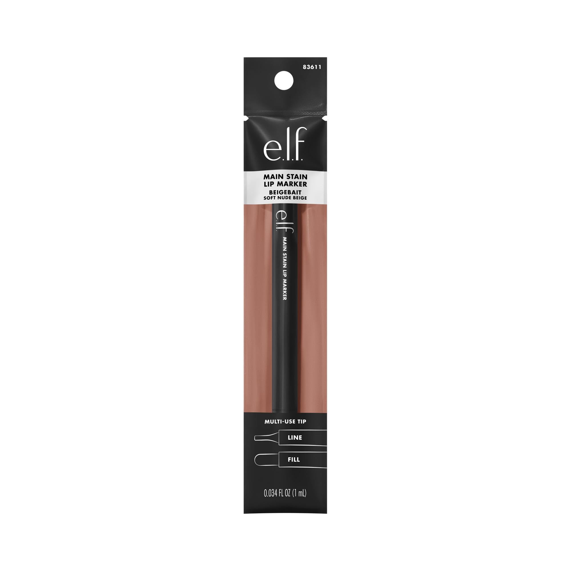 e.l.f. Beigebait Lip Stain Marker - Long-Lasting Color -9