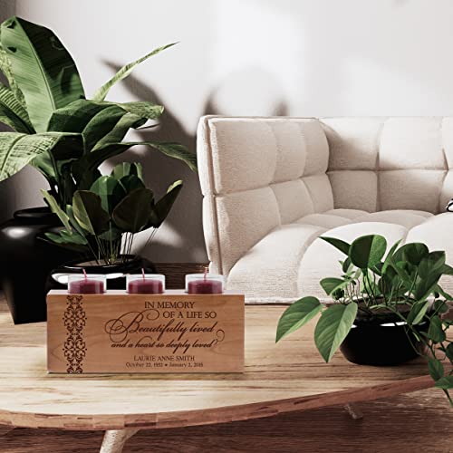 Lifesong Milestones Tealight Candle Holder Remembrance Bereavement Gifts For Loss Of Father - Remembrance Candle Holder For Funeral Decorations - Sympathy Candle Gifts For Memorial Service #TOP6