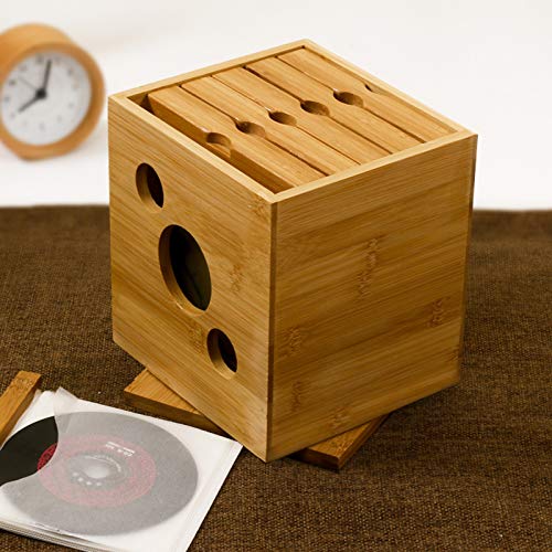 MOCOHANA Premium Bambus CD-Regal DVD Aufbewahrungsbox Case CD Organizer  Halter Stnder drehbar Display Regal Medien Aufbewahrung Fall fr 70 CDs :  Amazon.de: Computer & Zubehr