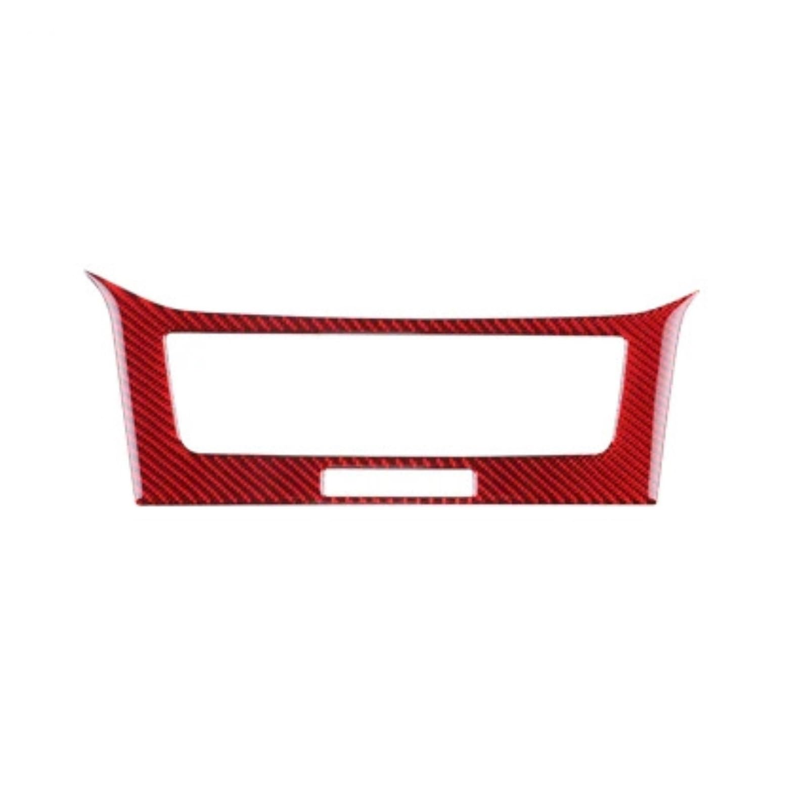 QBKGMEWCA Car Center Console Panel Sticker Compatible for Seat Ibiza 6F 2018 2019 2020 2021 2022 2023 2024 2025 LHD RHD Real Soft Carbon Fiber Frame(Type3)