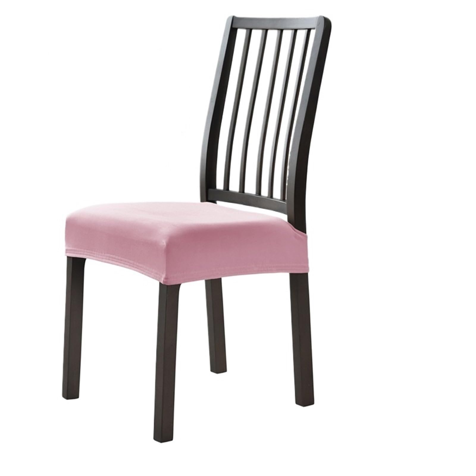 FVDZRFIE Chair Covers 1/4/6pcs Jacquard/Velvet Chair Seat Cover Stretch Removable Chair Slipcover Upholstered Dining Room Seat(Color 17,6pcs)