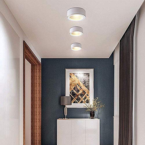 Spot de plafond LED en cuivre blanc pour éclairage intérieur de maison et commerce