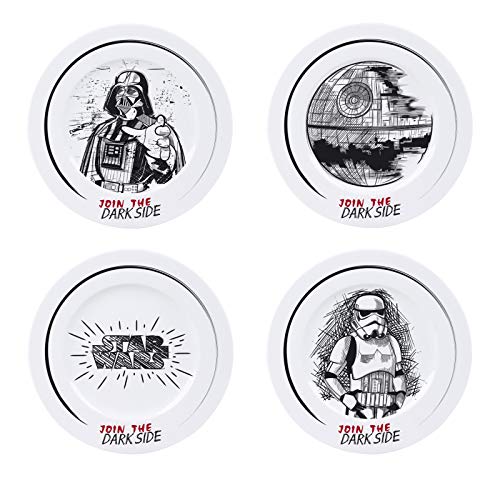 ABYstyle Star wars - set de 4 assiettes - rejoignez le côté obscur 141579