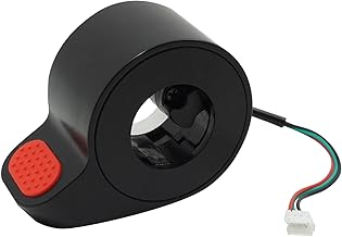 LEIBOCHAO Manette d'Accélération pour Trottinette Électrique pour Xiaomi M365 1S Essential Pro, Finger Throttle Booster Rouge, 3 Pin, Accelerateur pour Xiaomi M365, Accelerateur Trottinette Electrique
