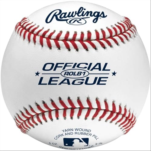 Balle baseball Rawlings de compétition officielle cuir supérieur pour ligue
