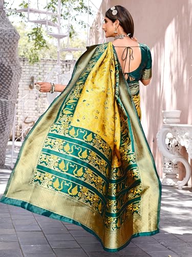 Image of GRECIILOOKS Saree | Women Saree | Cotton Silk Saree | Casual Saree For Women| Saree for Women | Silk Saree | Banarasi Saree