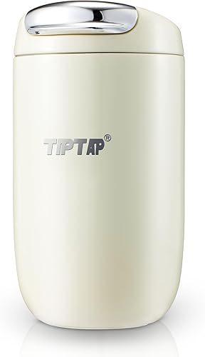 TIPTAP Vaso de acero inoxidable aislado al vacío de 12 oz11.8 fl oz, taza de viaje para café a prueba de derrames con tapa, taza térmica para