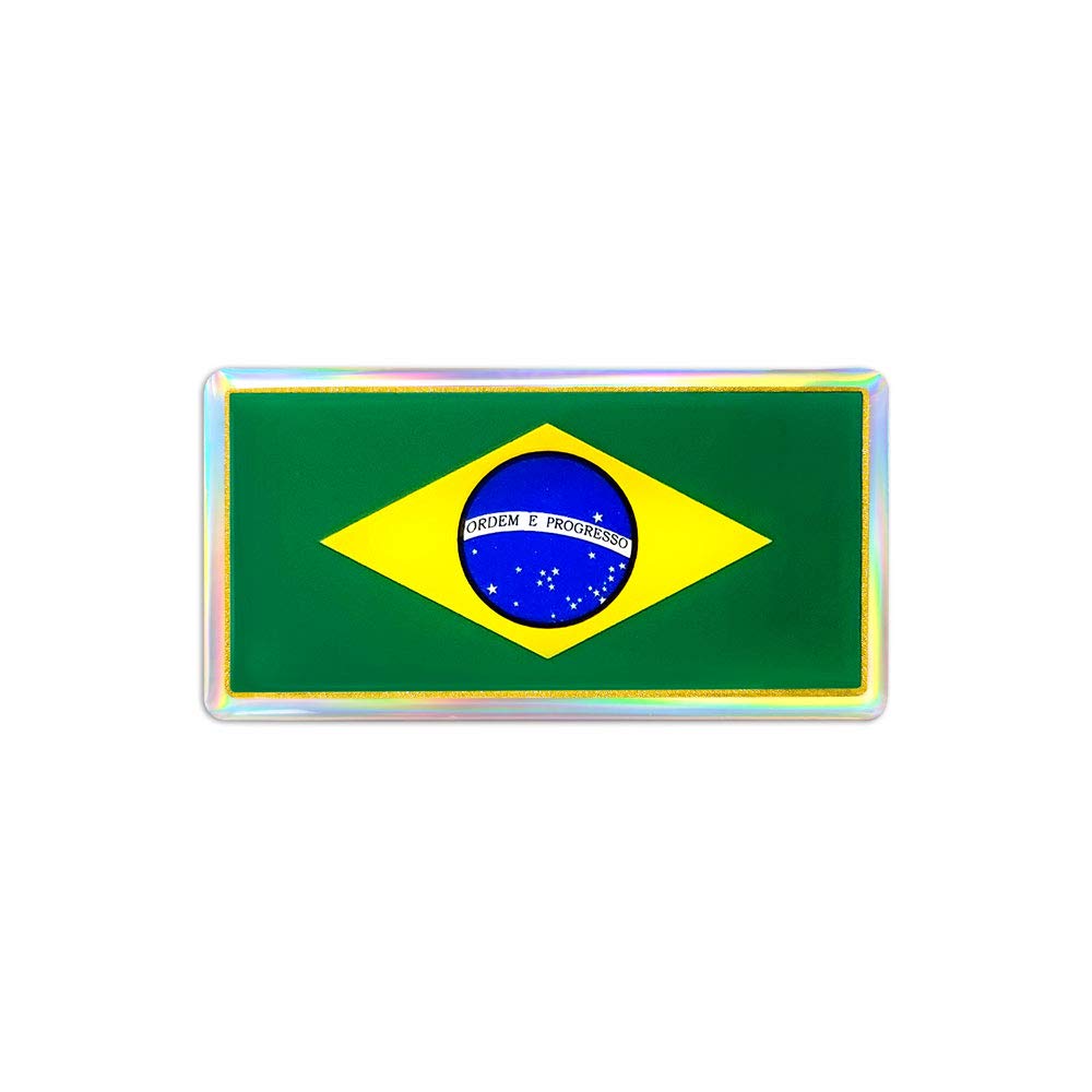 4R Quattroerre.it 3D Sticker Flag Brazil