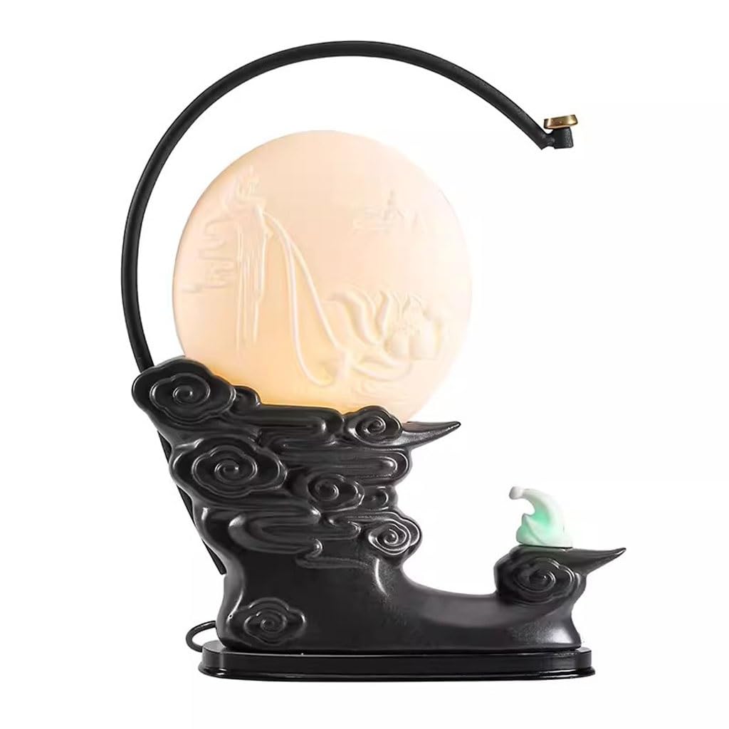 Quemador de Incienso Chino de cerámica Zen, Adornos de reflujo, decoración del hogar, iluminación, incensario de Mesa for vestíbulo de Entrada
