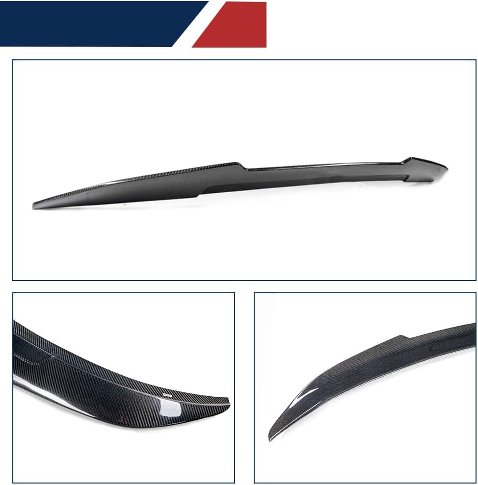 Carbon Fiber Trunk Spoiler Compatible with 2015-2019 BMW X6 F16 X6M F86 Rear Trunk Wing Lip Factory Outlet