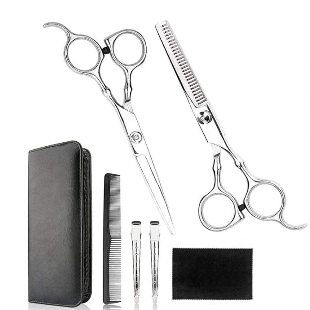 Tijeras de peluquería, Tijeras de peluquería Kit profesional de tijeras para cabello Tijeras para cortar cabello 6.5 pulgadas Como se muestra