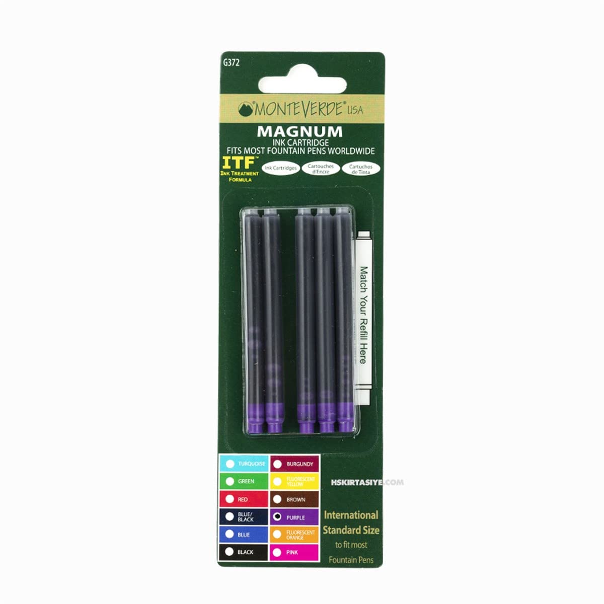 Monteverde Kartuş Serisi Magnum Purple 5 li