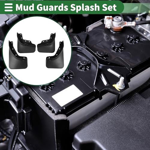 Image of Motoforti Mud Flaps Splash Guards Mud Guards for Lincoln Nautilus 2018-2022 W /Mount Accessories