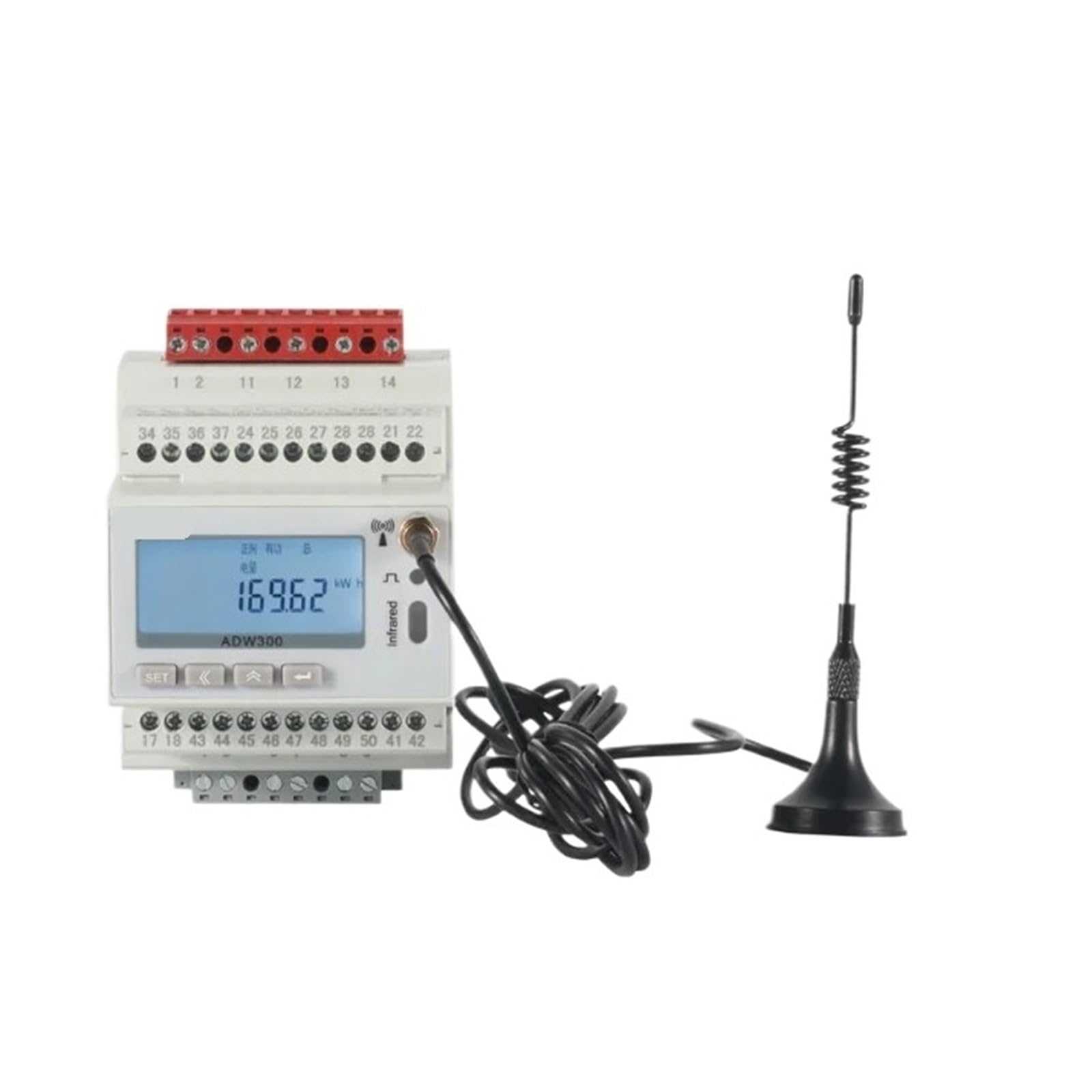 CJKXPZMH ADW300 Three Phase Display Grids RS485 Rail Power Meter(ADW300 WF)