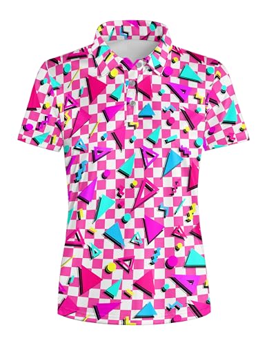 Amazon.com: heibaosi 80s 90s Golf Shirts for Women Moisture