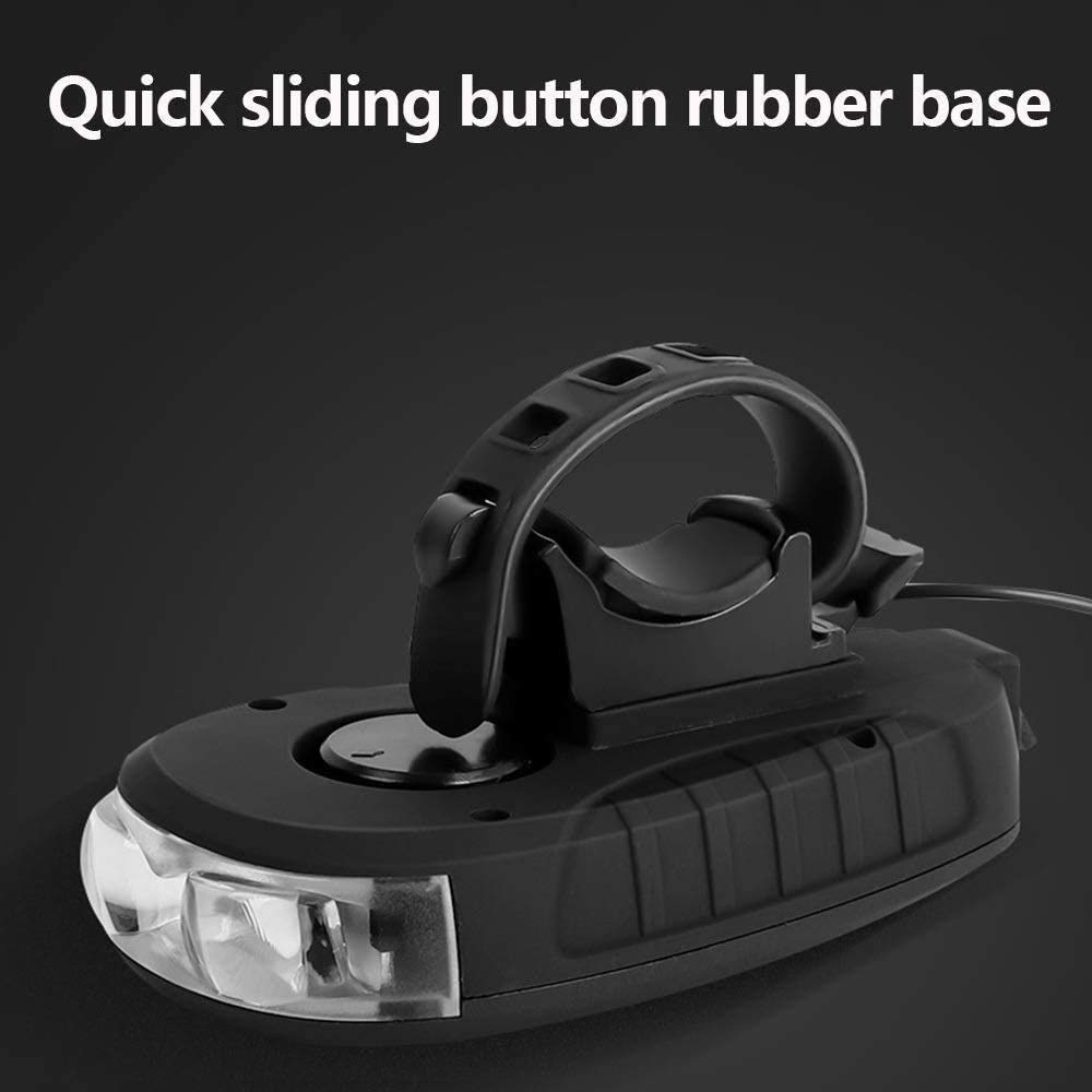 Luz de Bicicleta Recargable, luz de Bicicleta, Faro de la Bicicleta Brillante para Las Bicicletas de la Calle de la montaña Frente, Linterna de Mano LED, batería y Cargador Incluido