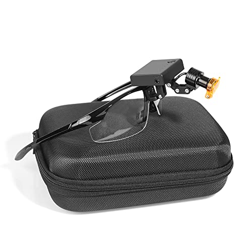 Xux Cordless 5W Integrated Headlamp Portable With Optical Filter Dy-013-F Fix-On Glasses Clear Spot 4 Light Level #TOP7