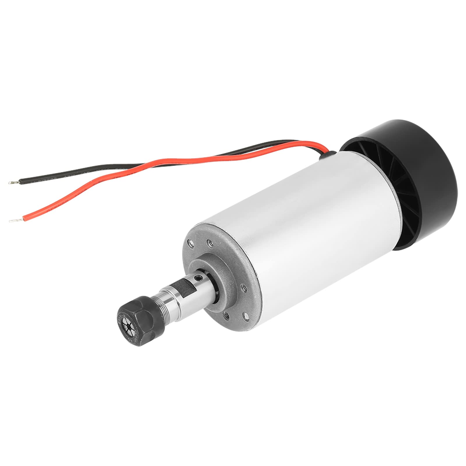 CNC Spindle Motor, 300W 52mm DC 48V ER11 CNC Router Spindle Engraving Motor Air Cooled High Speed Milling Spindle for CNC Router Engraving Cutting Carving Machine Wood Acrylic PCB