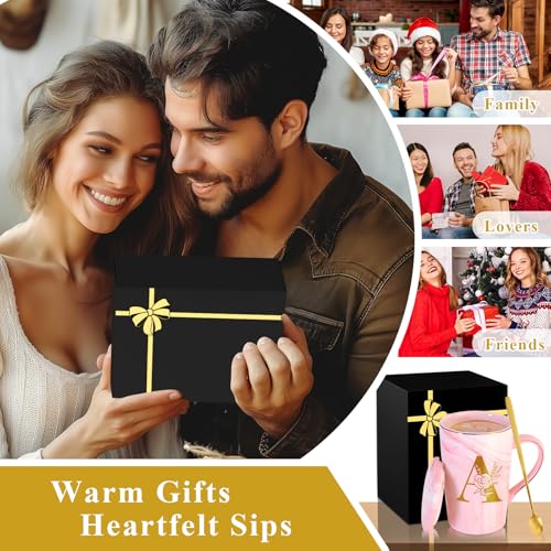 Personalized-Ceramic-Women-Coffee-Mug-Tea-Cup-with-Lid-Heavy-Pretty-Large-Pink-Customized-Cool-Cute-Women-Birthday-Christmas-Gift-for-Her-Wife-Mother-Day-Grandma-Girlfriend-Friend-Friendship-UniqueA Personalized Ceramic Women Coffee Mug Tea Cup with Lid Heavy Pretty Large Pink Customized Cool Cute Women Birthday Christmas Gift for Her Wife Mother Day Grandma Girlfriend Friend Friendship UniqueA