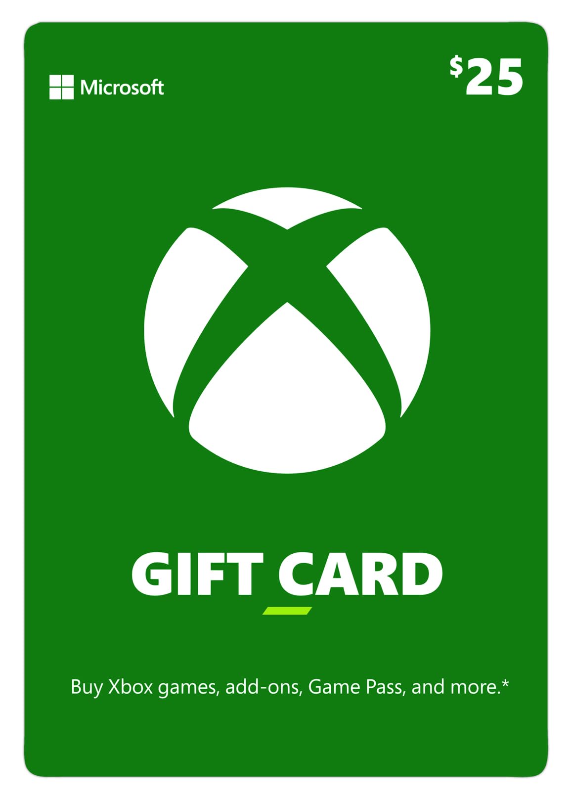 Xbox Physical Gift Card (Physical Delivery) - $25