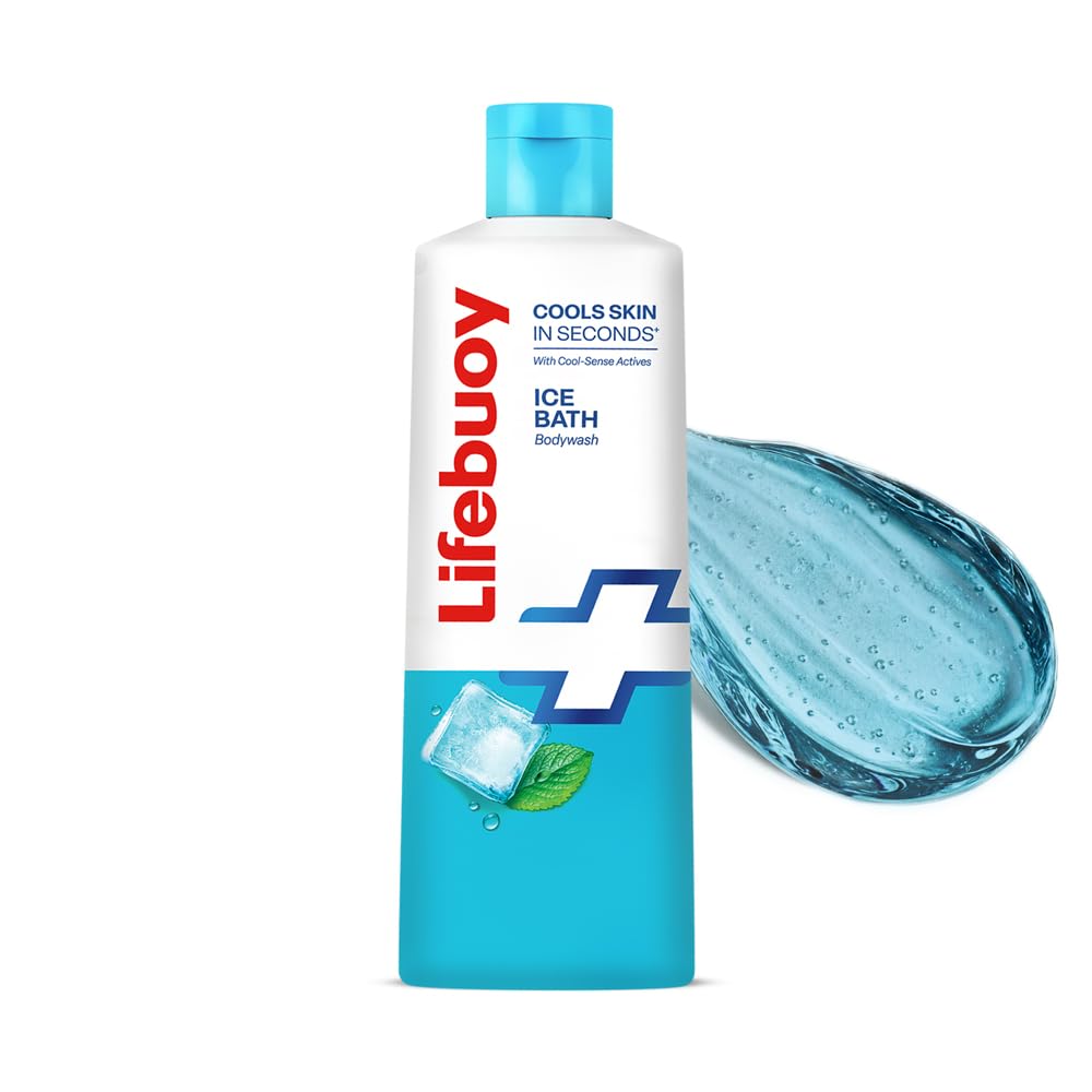 LIFEBUOY Ice Bath Bodywash, 235ml, for Instant Heat Relief, with Menthol and Cool Sense Actives, Cools Skin in Seconds, Refreshing Fragrance, for Men and Women-image-20