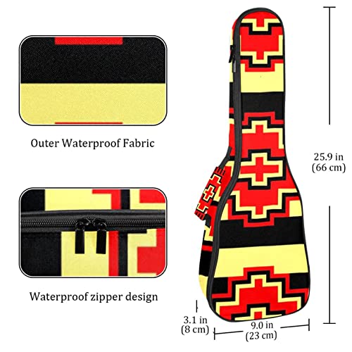 Housse pour ukulélé avec rembourrage épais en éponge de 10 mm avec sangles réglables pour concert soprano ténor 53,3 cm - Les Beatles, Paul McCartney, John Lennon, RIngo Starr, George Harrison Housse pour ukulélé avec rembourrage épais en éponge de 10 mm avec sangles réglables pour concert soprano ténor 53,3 cm – Image 5