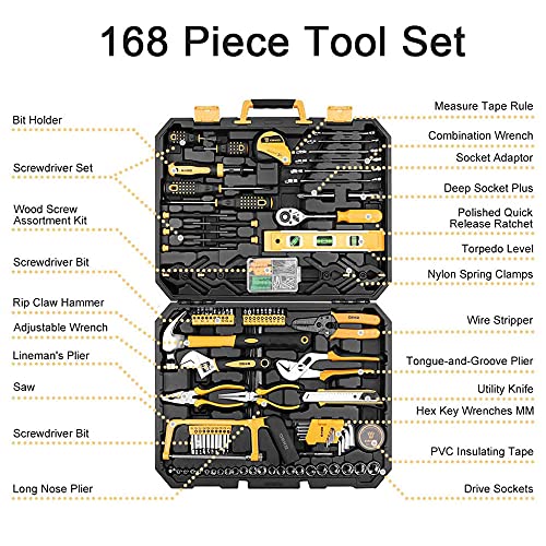 Kit de Herramientas Completo 168 Piezas con Estuche miniatura 2