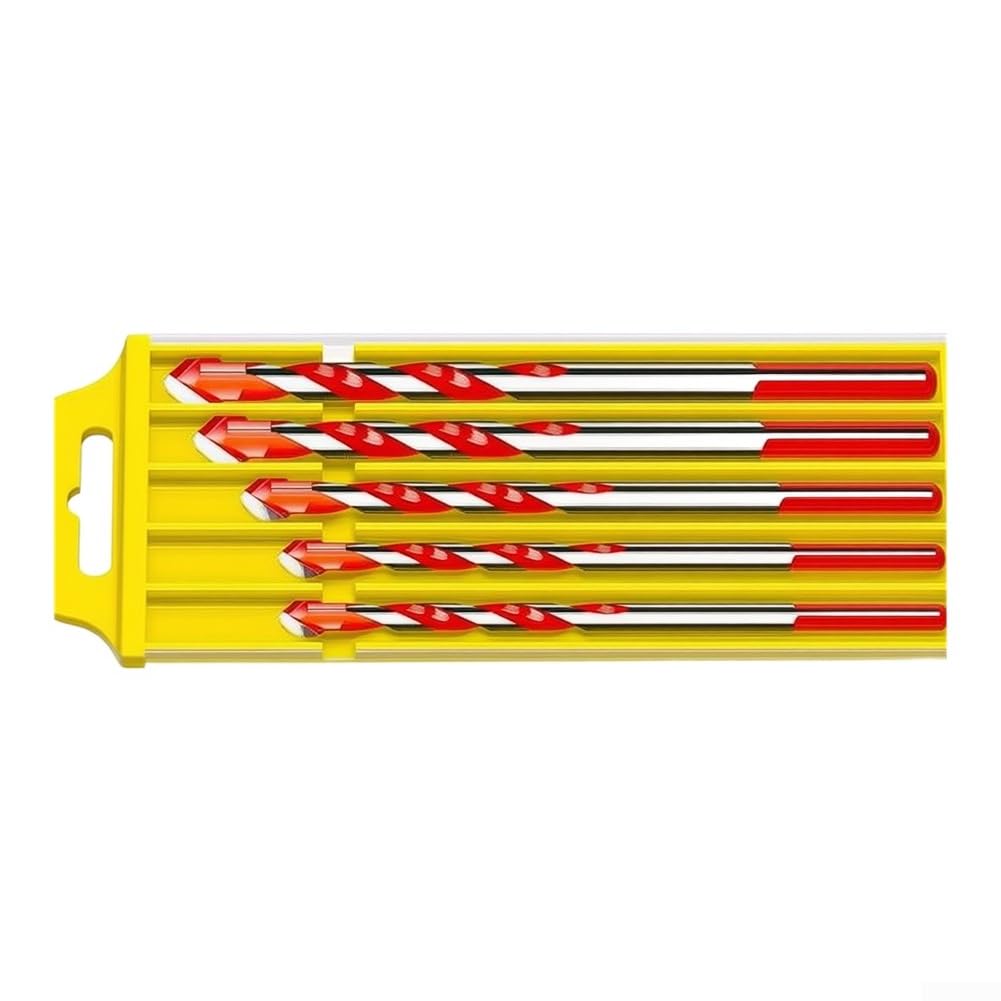 Juego Brocas para azulejo Vidrio Hormigón Porcelánico Punta Triangular