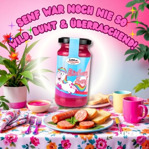 Einhorn Senf - pinker Senf
