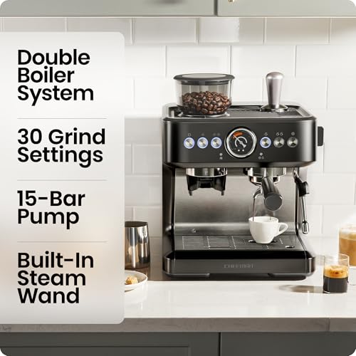 Chefman Crema Deluxe Dual Boiler