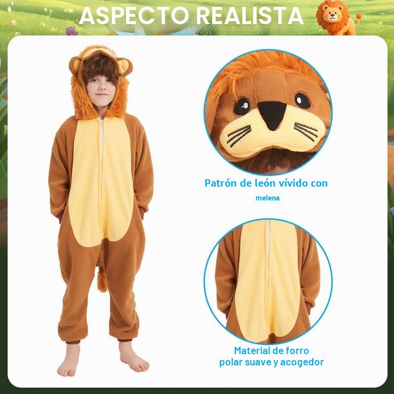 Pijama con Cola, Pijama de Animal, Mono, Pijama, Bata, Disfraz de Cosplay, Fiesta de Halloween y Carnaval.