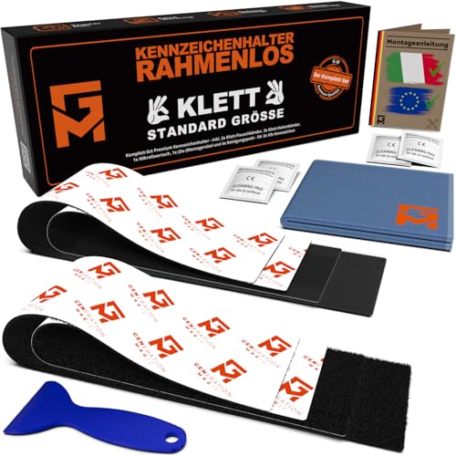 ✅𝗦𝗜𝗖𝗨𝗥𝗔 - Con il sistema di montaggio con adesivo ultra-forte, la tua targa rimarrà saldamente al suo posto, anche a velocità elevate o in condizioni climatiche avverse.
