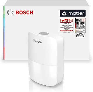 Bosch Smart Home Bewegungsmelder II [+M], Bewegungsmelder aussen und innen, EN Grad 2"-Zertifiziert, Orientierungslicht, Kleintierfilter, Erfassungsbereich bis 13 m, Matter kompatibel