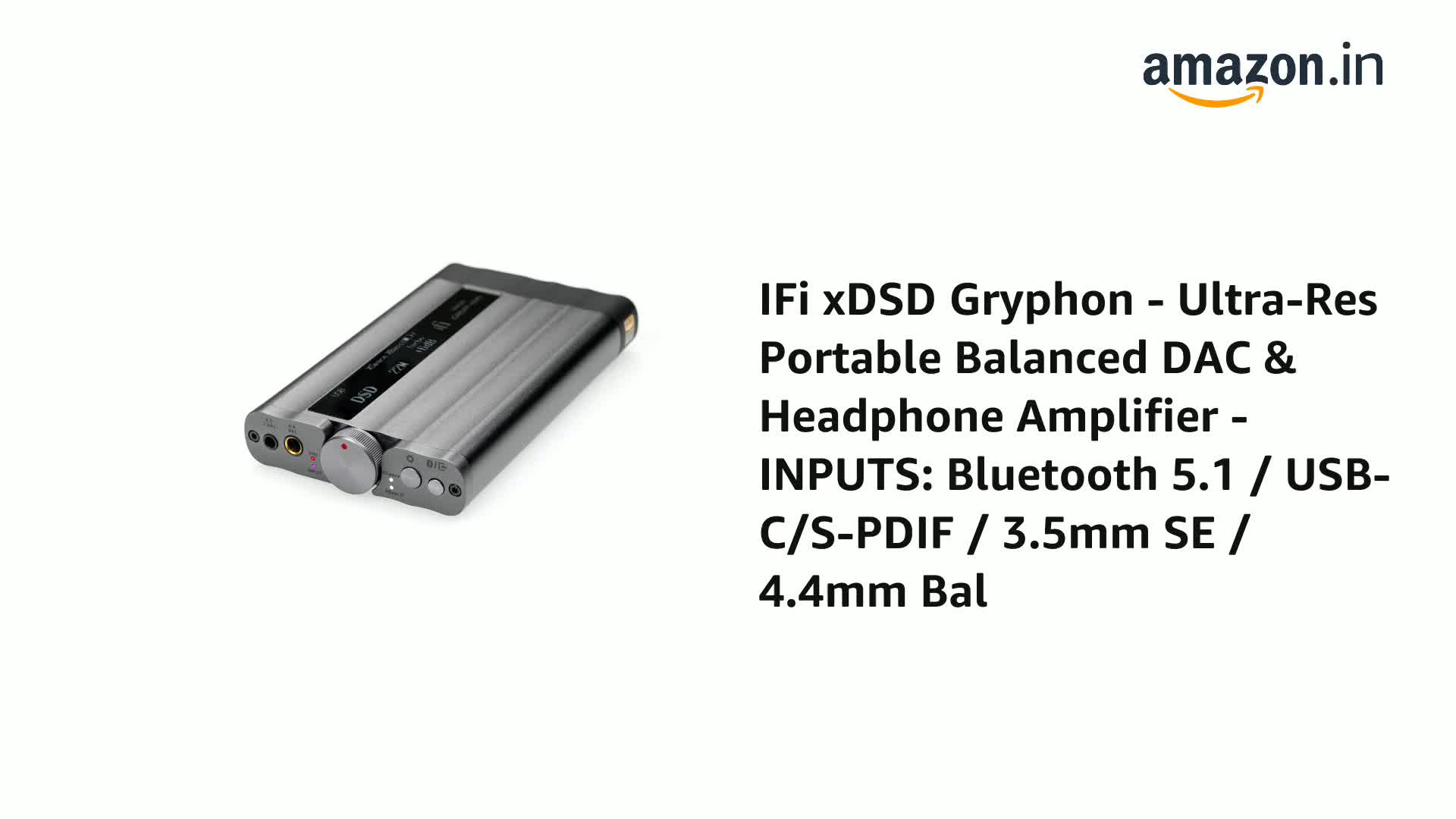 iFi xDSD Gryphon - Ultra-Res Portable Balanced DAC & Headphone