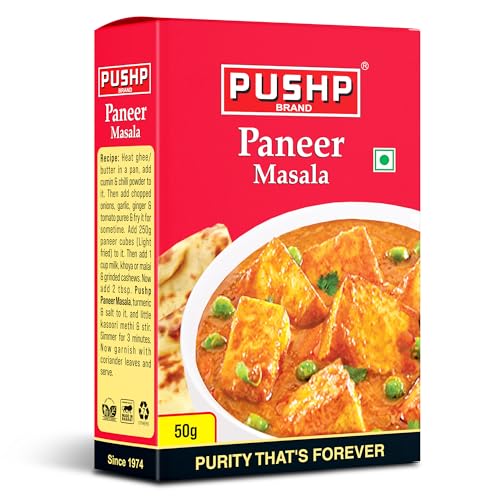 Image of Pushp Brand Paneer Masala Box (Pack of 1, 50gm)
