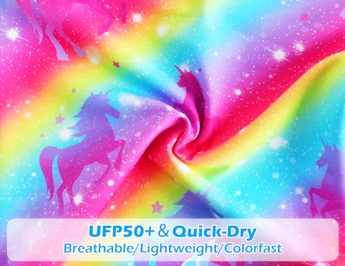 Image of Snowheart Girls Swimsuit One-Piece Bathing Suits Multicolor Kids Sport Summer Beach Swimwear for 2-12 Years Old
